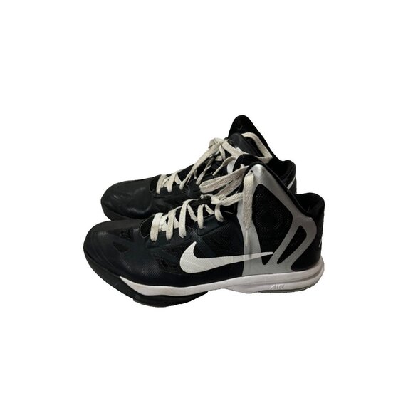 Nike Air Max Hyper Aggressor black white Basketball Shoes Men's Size 9 - Picture 1 of 10